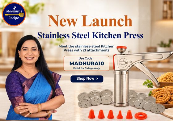 Kitchen press home banner, mobile